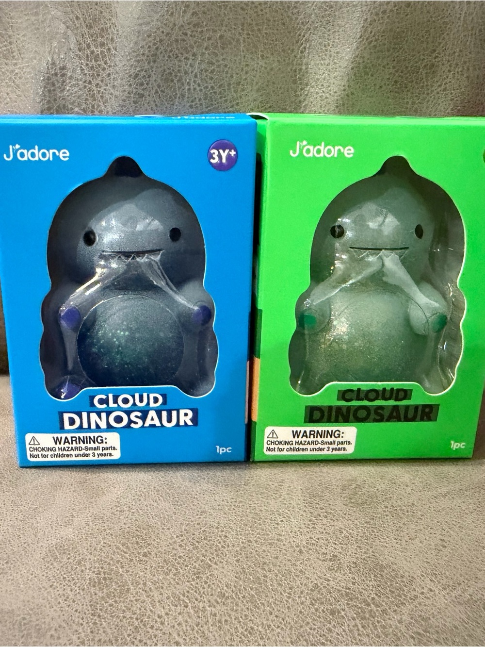 J’Adore Cloud Dinosaur Squishy- Blue and Green